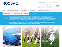 Tablet Screenshot of nocsae.org